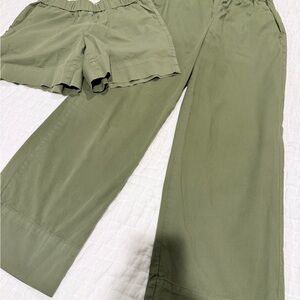 Everlane Organic Cotton Olive Set